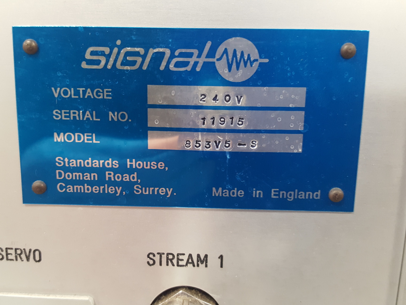 Image of Signal 853V5-S Gas Blender Lab Mixed Gases Laboratory