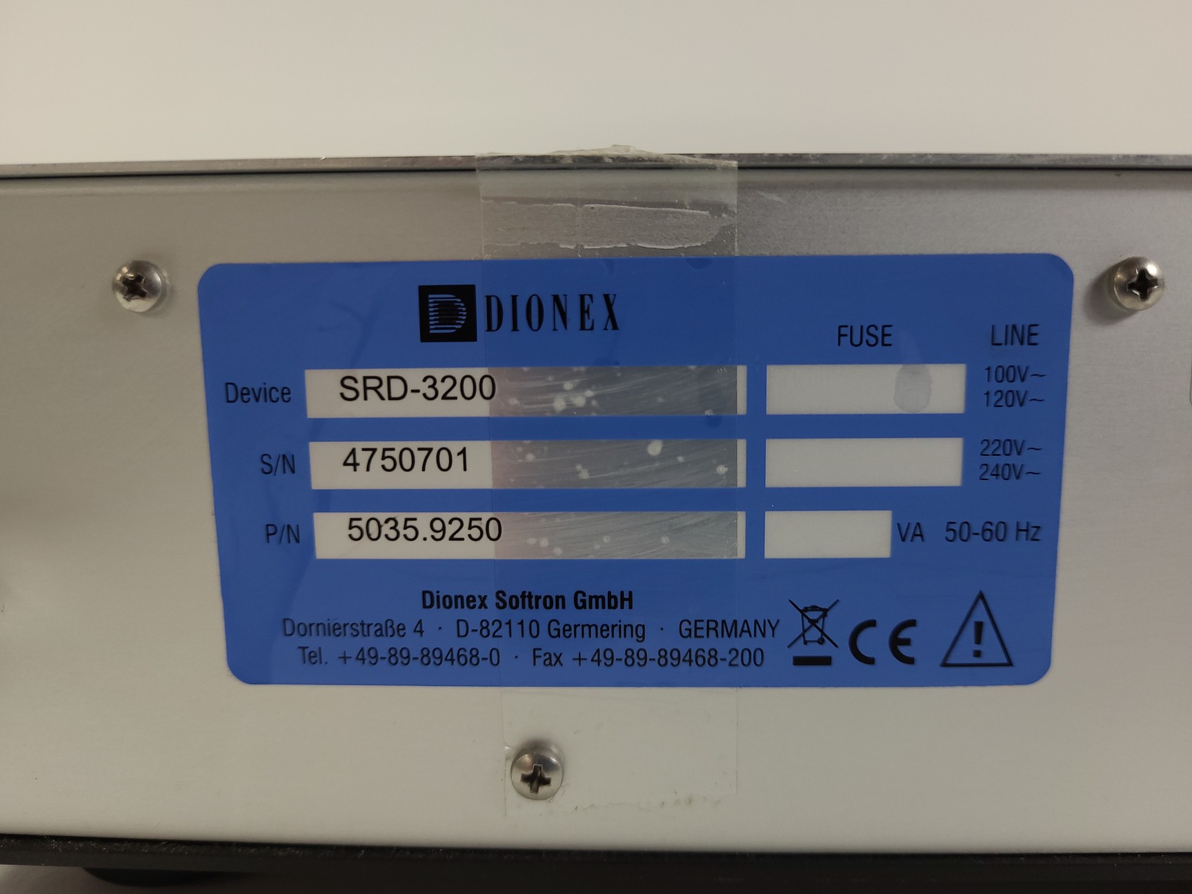 Image of Dionex Ultimate 3000 HPG-3200P Pump With Solvent Tray SRD-3200