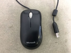 Thumbnail image of Job Lot of 63 Microsoft Basic Optical Wired (USB) Mouse Mice - v2.0
