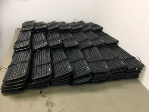 Thumbnail image of Job Lot 125 Computer Keyboards USB - Microsoft Wired Keyboard 400 QWERTY