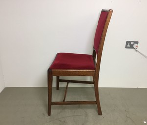 Thumbnail image of Set 6 Vintage Solid Oak Dining Chairs 