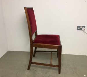 Thumbnail image of Set 6 Vintage Solid Oak Dining Chairs 