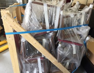 Thumbnail image of Set 6 Vintage Solid Oak Dining Chairs 