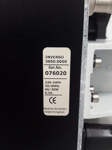 Thumbnail image of Ceti Inverso TC-100 Inverted Microscope Model 3650.000