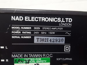 Thumbnail image of NAD 3020i Integrated Stereo Amplifier