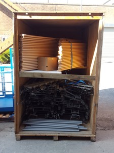 Thumbnail image of Locker Changing Room Gym Benching Job Lot 15 Bays + Coat Pegs - 88 ft, 2yrs old,
