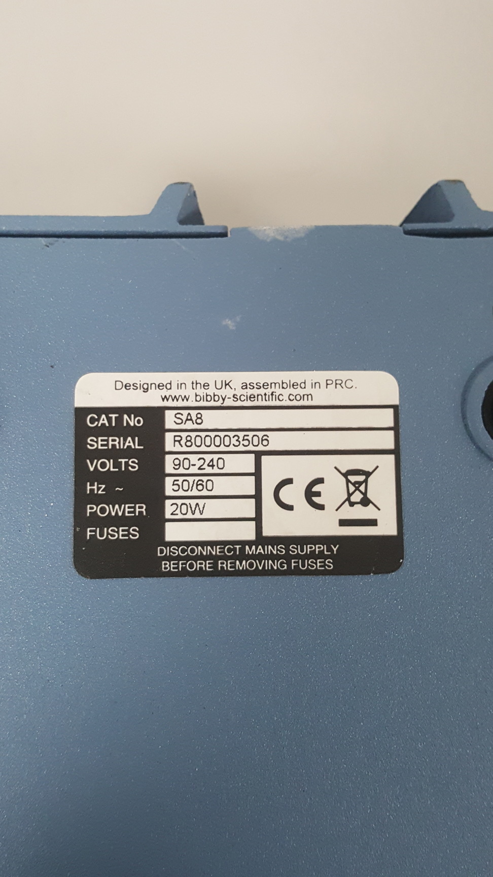 Image of Stuart SA8 Laboratory Vortex Mixer Lab Spares / Repair