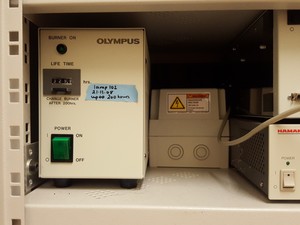 Thumbnail image of Ikoniscope 2000 Fluorescence Microscope System Olympus U-LH100HG, 