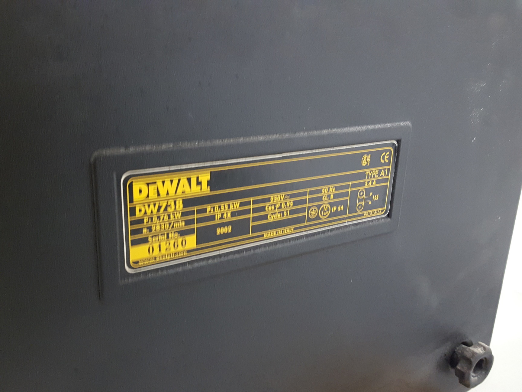 Image of DeWalt DW738 Bandsaw Type 1