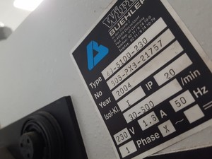 Thumbnail image of Buehler Beta Grinder Polisher 49-5100-230 