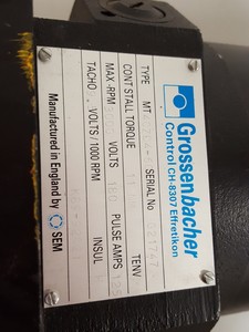 Thumbnail image of Grossenbacher MT 40ZD4-60, 3000RPM, Eucron 36-302-761-9537 Motor Lab