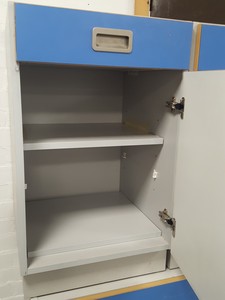 Thumbnail image of Lot of 6 Lab Cupboards / Cabinets Blue, 4 Single units, 2 Doubles