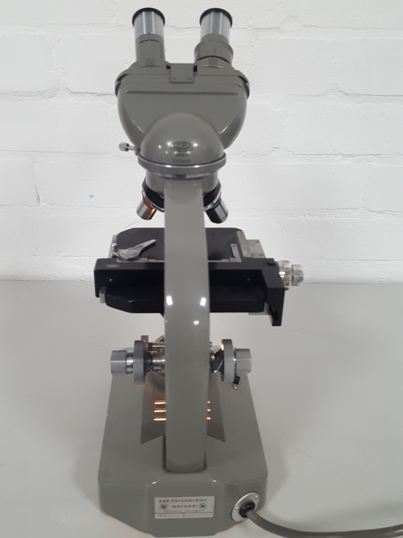 Olympus Khc Binocular Microscope + Wf10X Oculars 100, 40, 0.65, 0.17