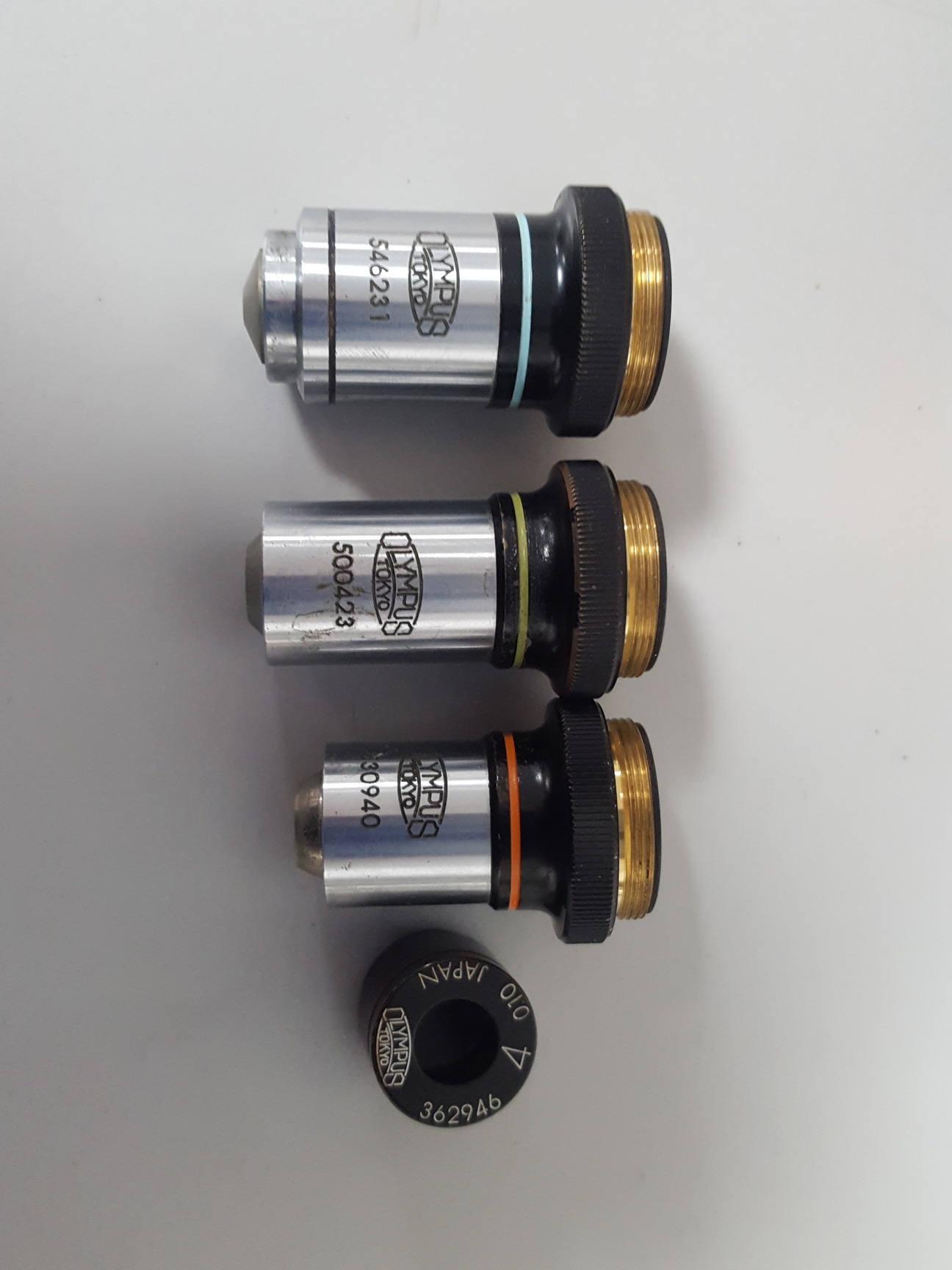 Olympus Khc Binocular Microscope + Wf10X Oculars 100, 40, 0.65, 0.17