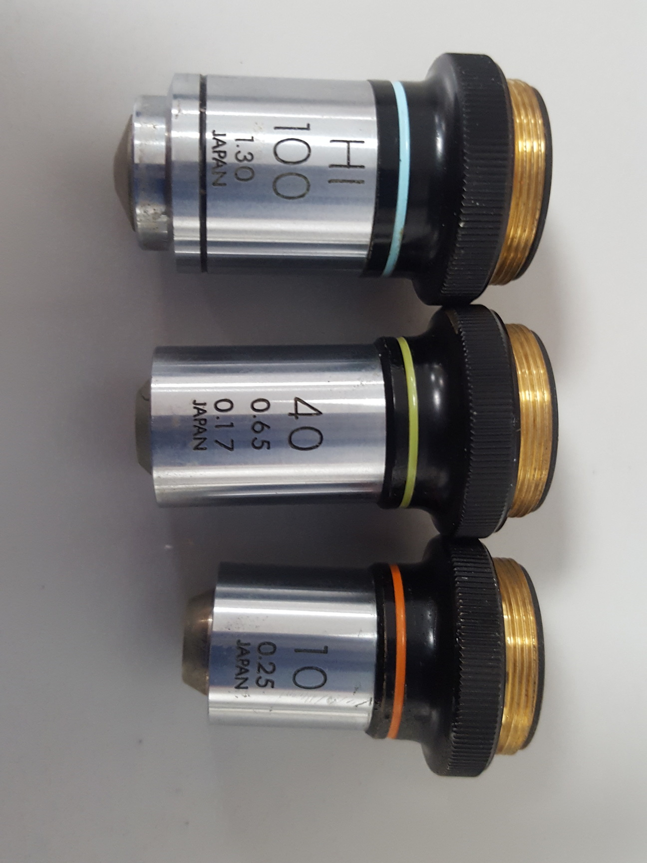 Olympus Khc Binocular Microscope + Wf10X Oculars 100, 40, 0.65, 0.17