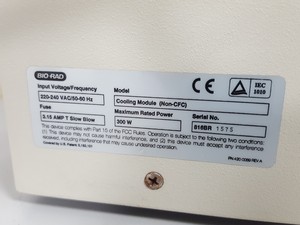 Thumbnail image of Bio-Rad System Chef DR III System + 583 Gel Dryer, Cooling Module, Pump + Tank