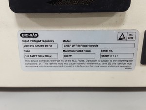 Thumbnail image of Bio-Rad System Chef DR III System + 583 Gel Dryer, Cooling Module, Pump + Tank