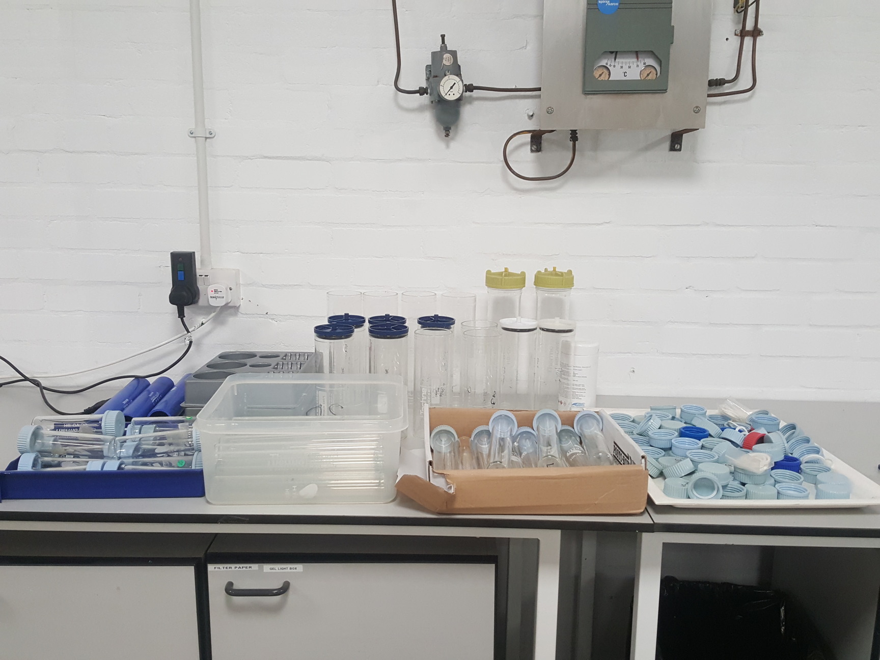 Image of Job Lot of Hybridisation Tubes Lab Thermo Hybaid HB-OV-BM, BG, SB