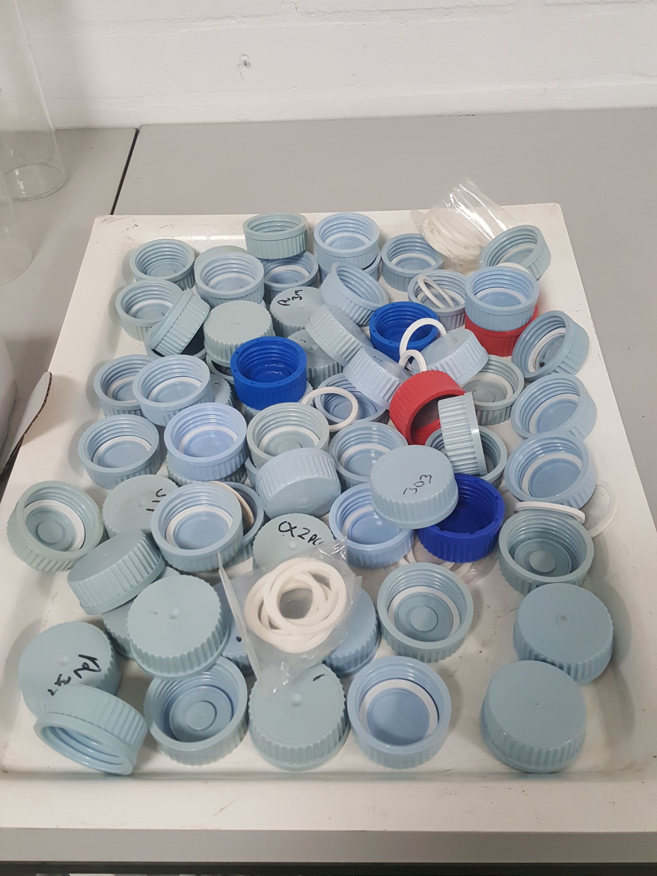 Image of Job Lot of Hybridisation Tubes Lab Thermo Hybaid HB-OV-BM, BG, SB