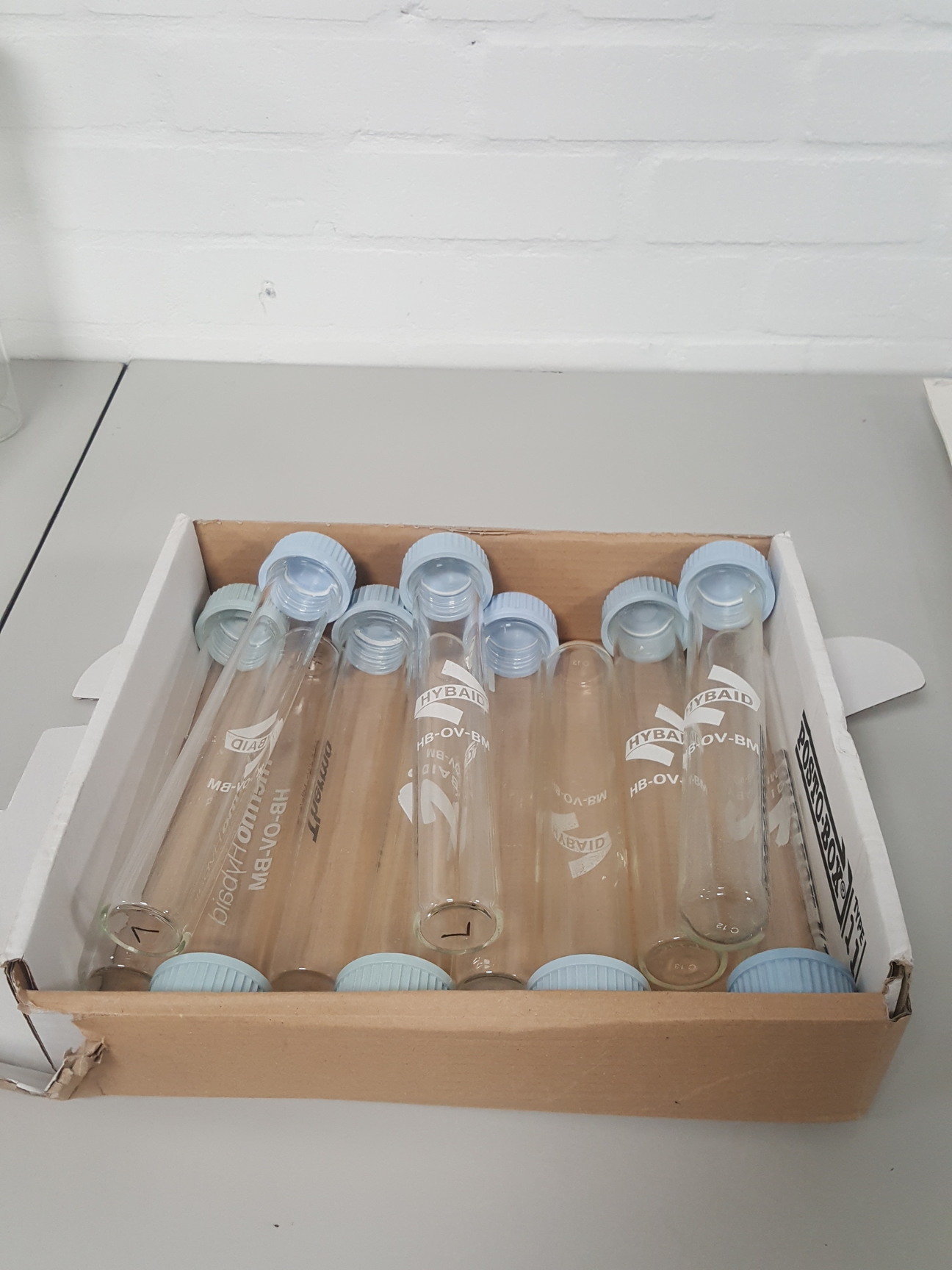 Image of Job Lot of Hybridisation Tubes Lab Thermo Hybaid HB-OV-BM, BG, SB
