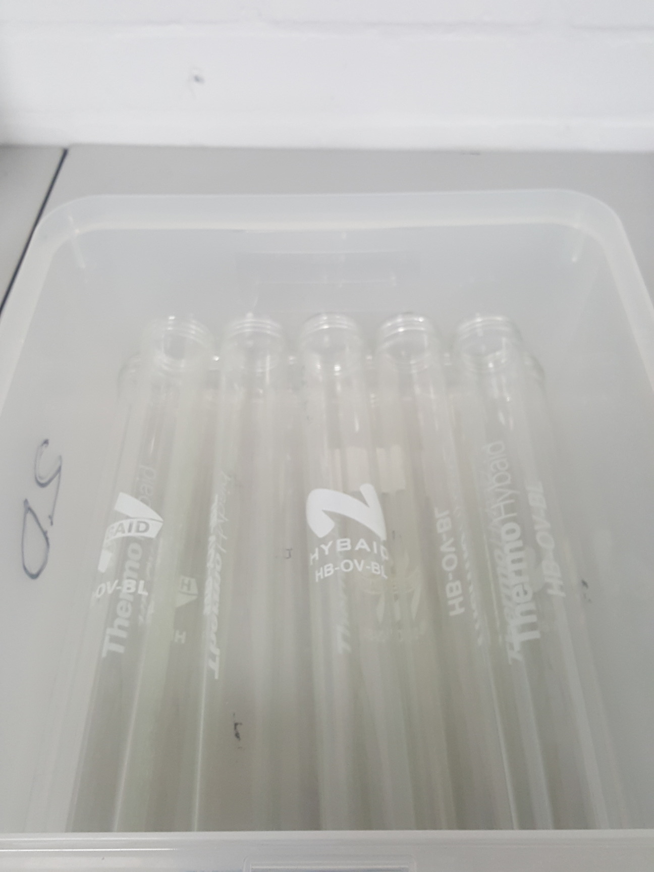 Image of Job Lot of Hybridisation Tubes Lab Thermo Hybaid HB-OV-BM, BG, SB
