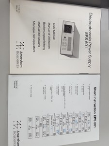 Thumbnail image of Amersham Biosciences Ettan DALTsix Electrophoresis EPS 601 Power Supply Unit Lab