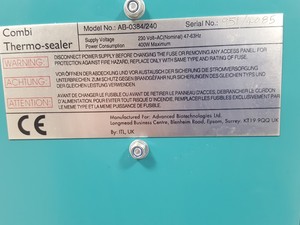 Thumbnail image of ABgene AB-0384/220 Combi Thermosealer Laboratory Microplate Heat Sealer