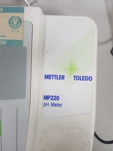 Thumbnail image of Mettler Toledo MP220 pH Meter H+ Laboratory Lab