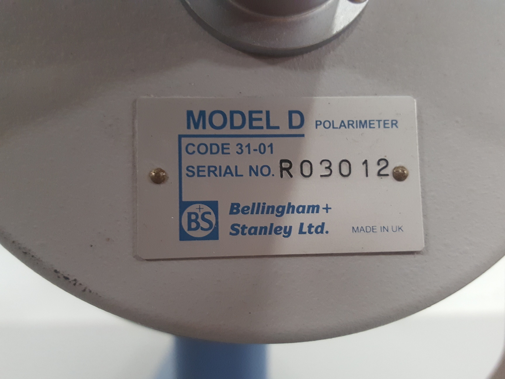 Image of Bellingham & Stanley Model D Polarimeter Lab Microscope