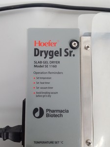 Thumbnail image of Hoefer Scientific SE 1160 DryGel Sr. Slab Gel Dryer Gel Electrophorsis