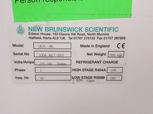 Thumbnail image of New Brunswick U570 -86C Ultra Low Temperature Freezer