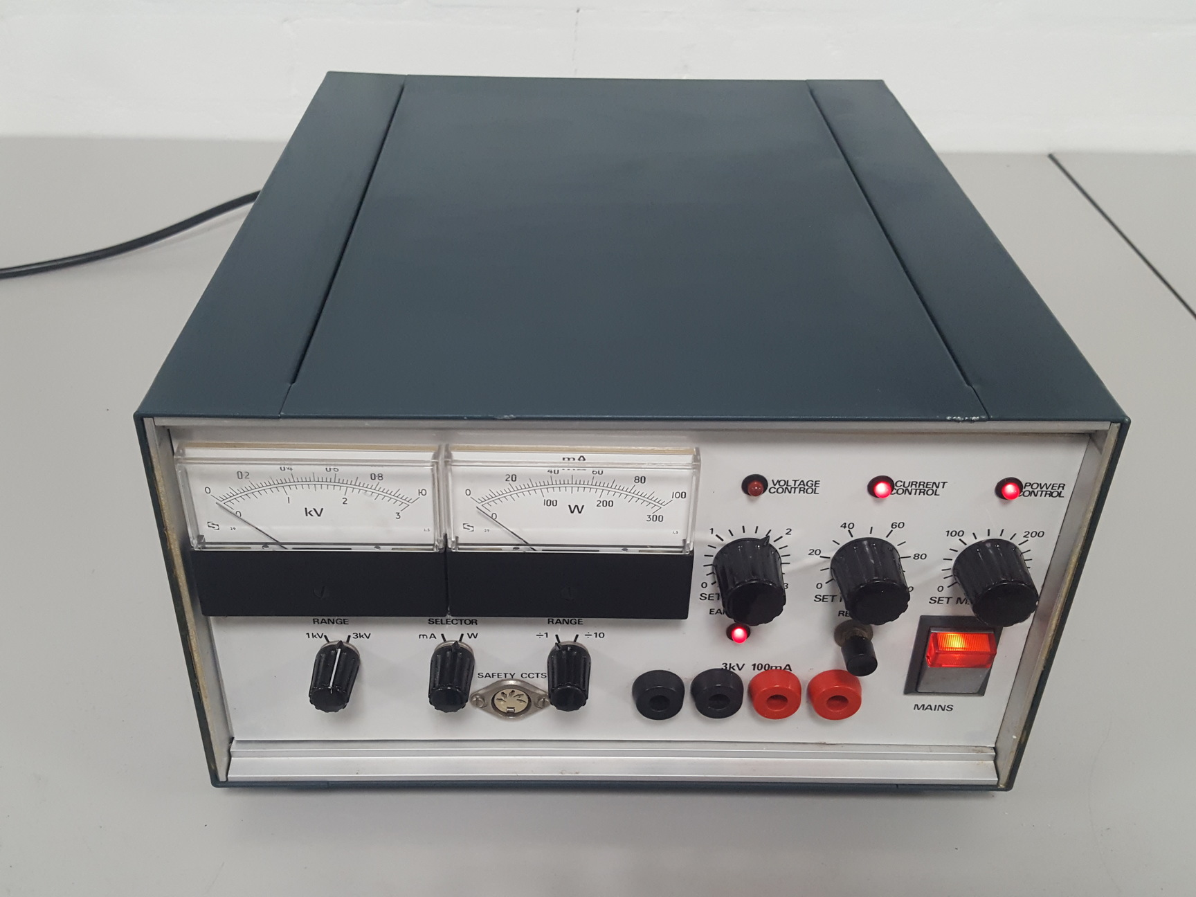 Image of High Voltage Laboratory Power Supply / Controller 0 to 3kV, 0 to 100W