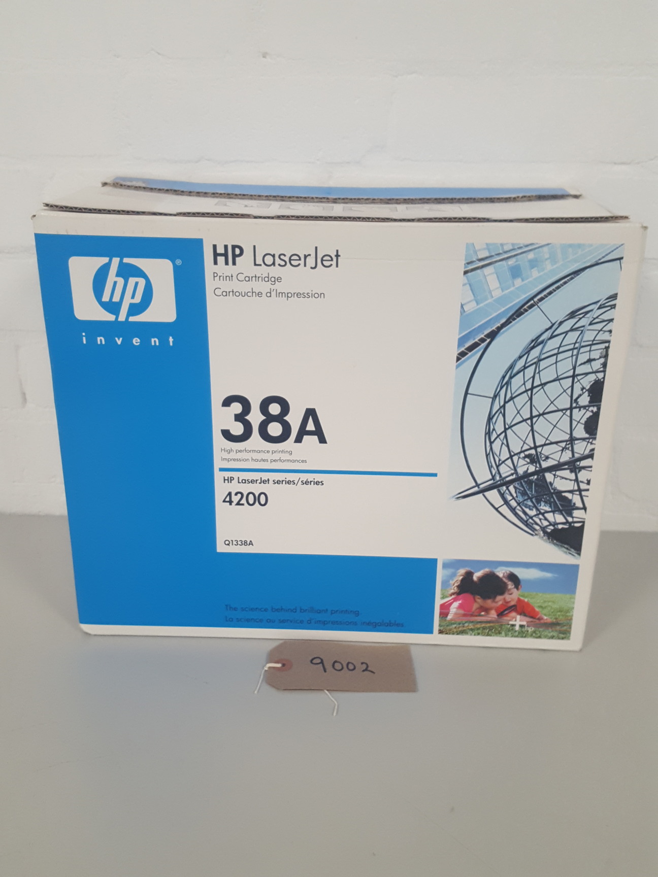 HP (Q1338A) 38A Black Genuine Original LaserJet Toner Cartridge