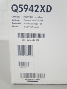 Thumbnail image of HP (Q5942XD) 42X 2-Pack Black Genuine LaserJet Toner Cartridges (Lot of 3)