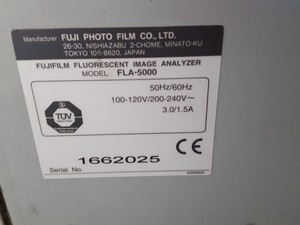 Thumbnail image of Fujifilm Fluorescent Image Analyser Model FLA-5000 System Lab + Software