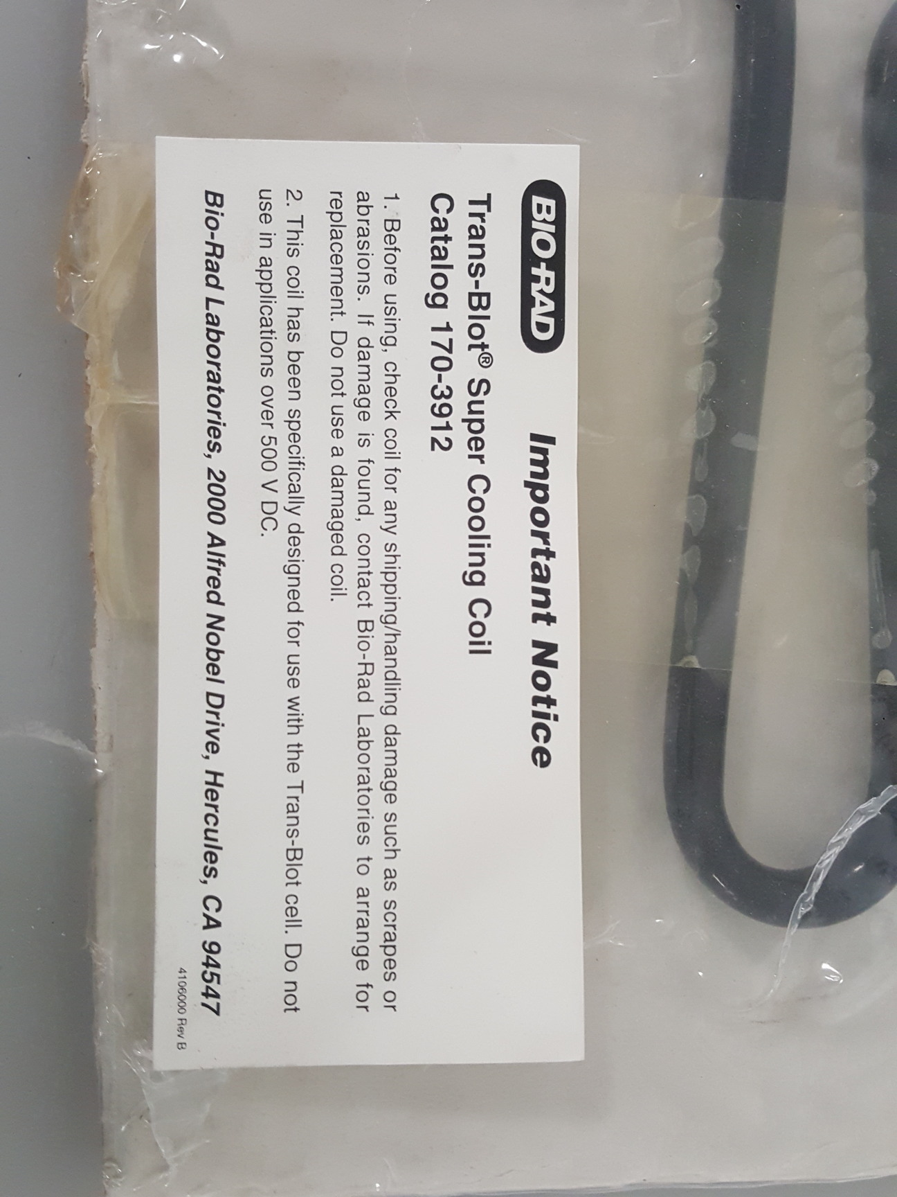 Image of Bio-Rad Trans-Blot Super Cooling Coil Catalog#170-3912