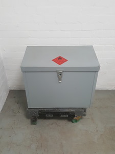 Thumbnail image of Flammable Materials Liquid Storage Box / Chemical Safety Cabinet Grey Lab 