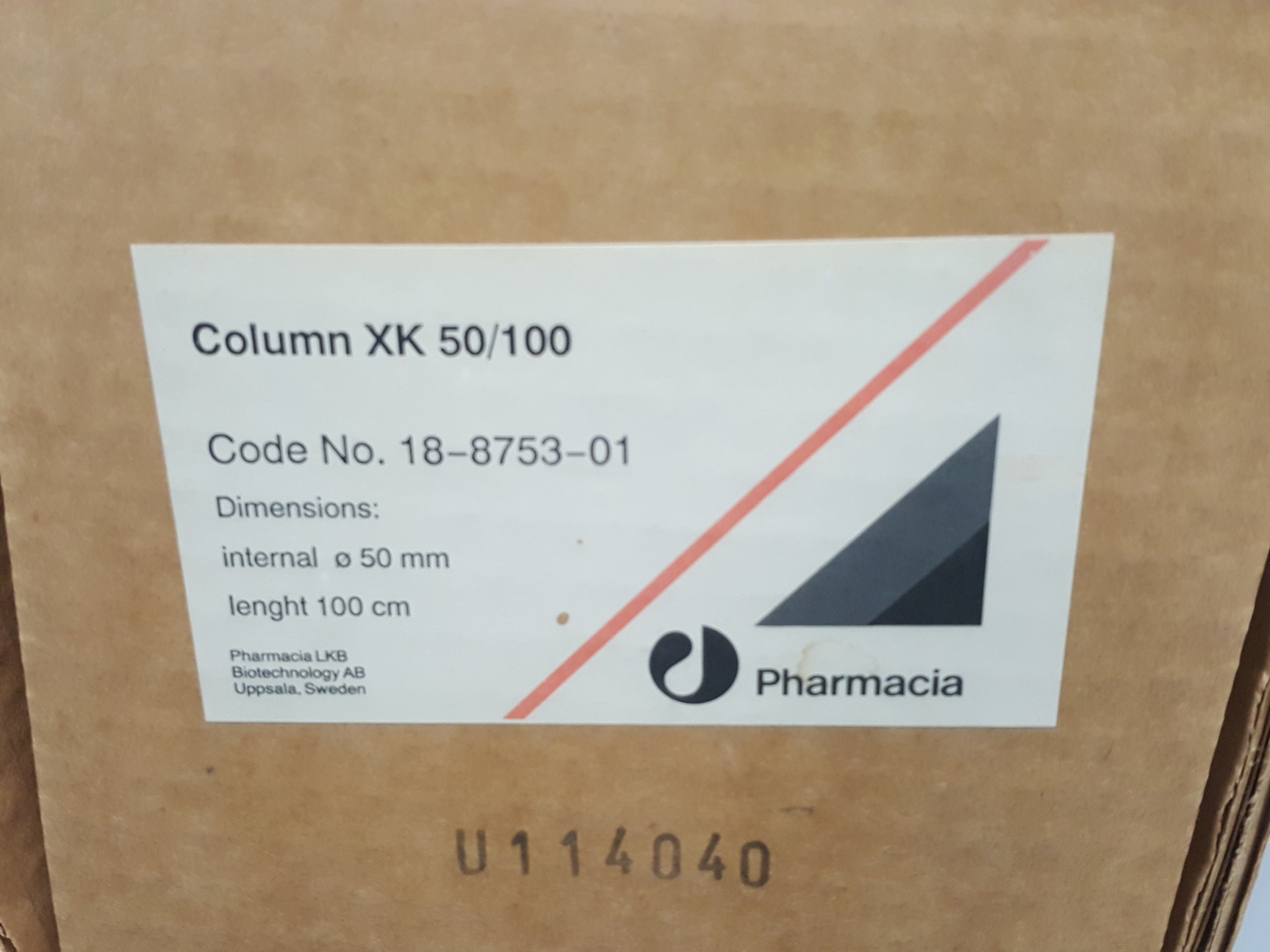 Image of Pharmacia Biotech XK 26/70, 18-8769-01, 50/100 Columns, 18-8753-01