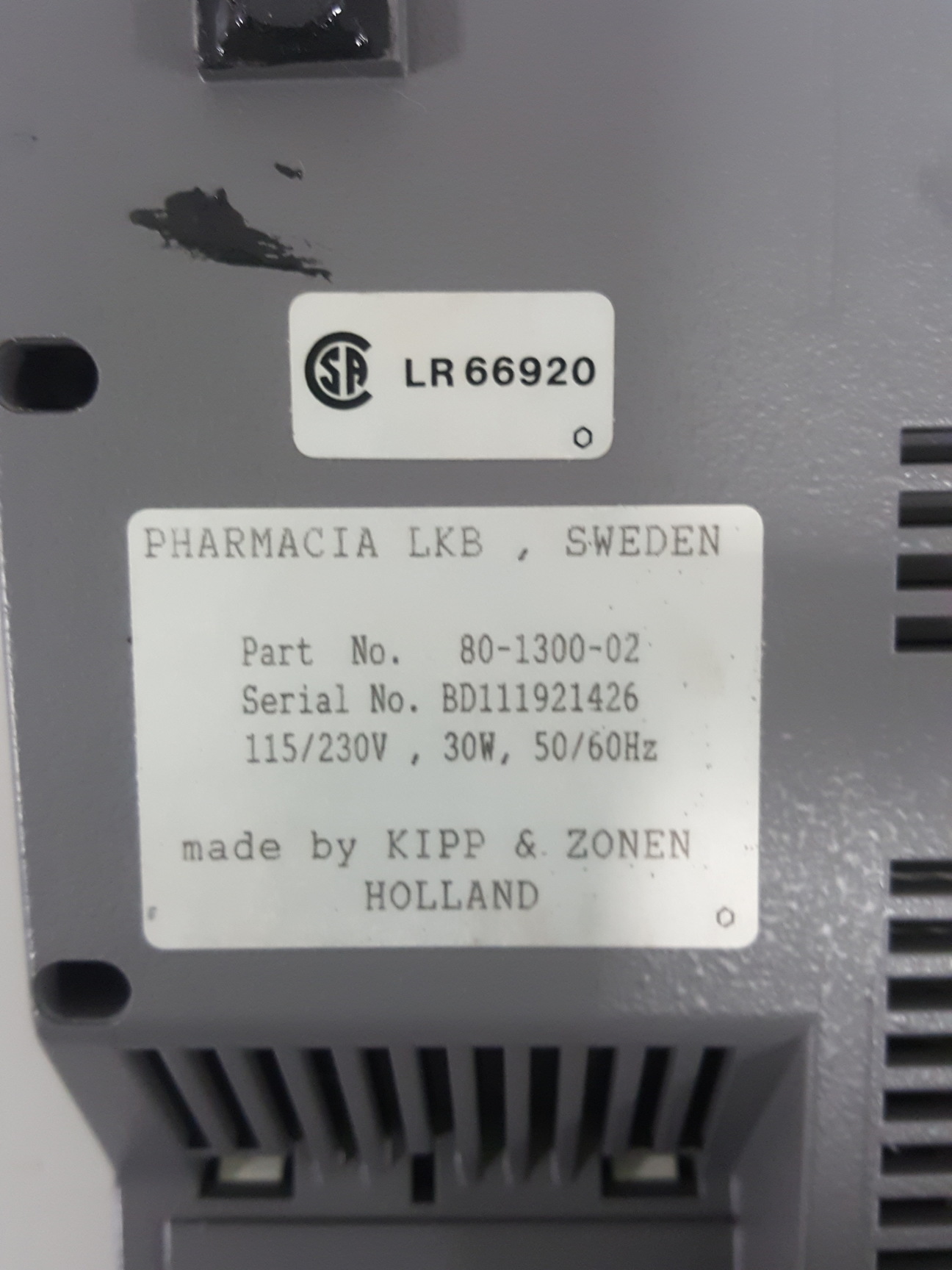 Image of Pharmacia LKB Rec 101 Biotech Chart Recorder Spares Repair