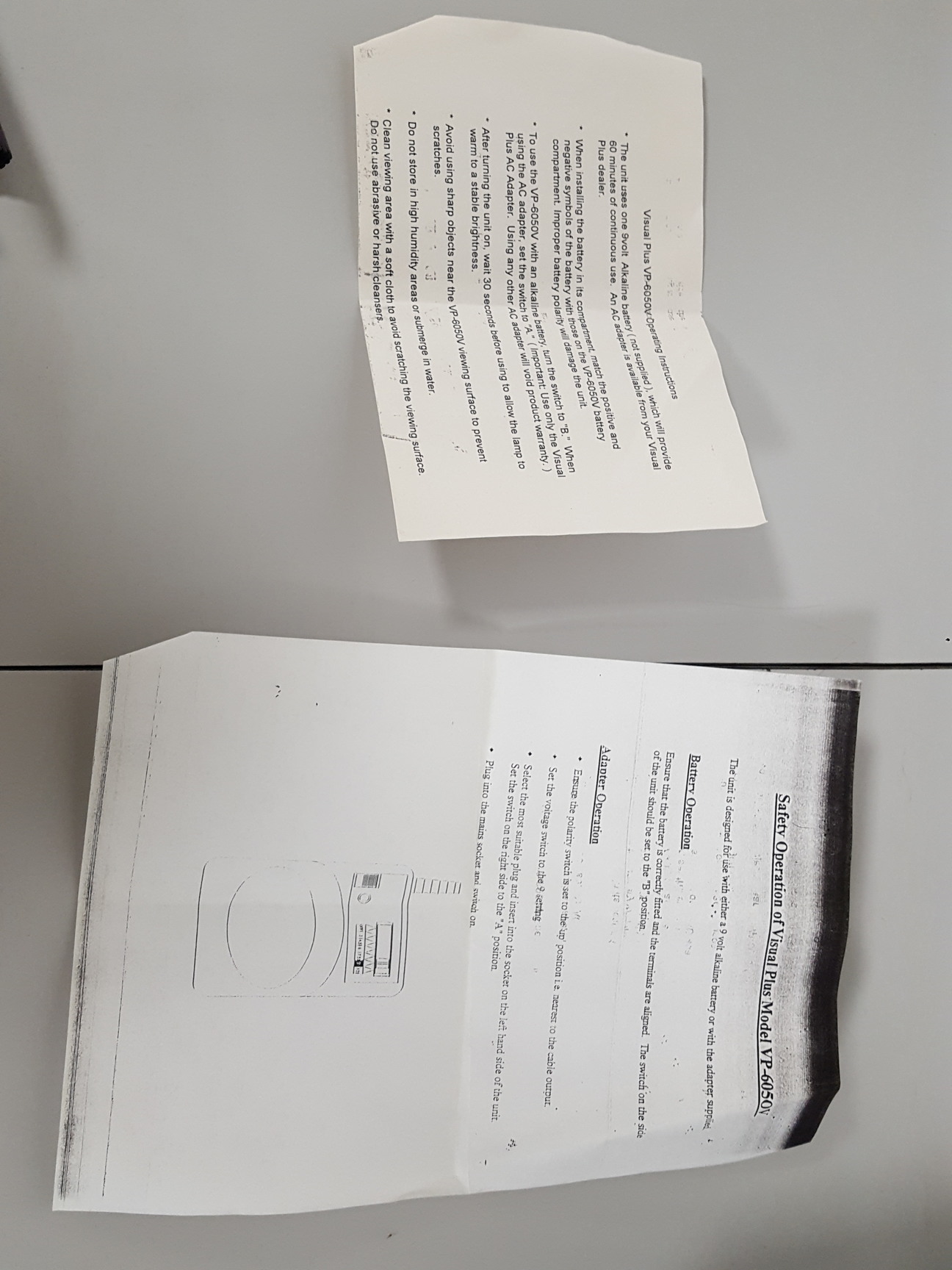 Image of Visual Plus VP-6050V Portable Slim Transparency Viewer 