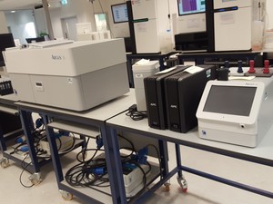 Thumbnail image of OpGen Argus Optical Mapping System Genome Analysis Lab + 2 APC Pro 1500 UPS 