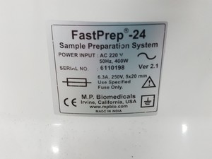 Thumbnail image of M.P. Biomedicals FastPrep-24 Laboratory Bench-Top Homogenizer Spares Repairs