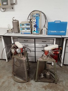 Thumbnail image of BuchiGlasuster BPC 1210 Volumetric Gas Bep 280 Autoclave Buchi Pressflow Glass