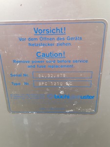 Thumbnail image of BuchiGlasuster BPC 1210 Volumetric Gas Bep 280 Autoclave Buchi Pressflow Glass