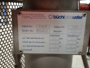 Thumbnail image of BuchiGlasuster BPC 1210 Volumetric Gas Bep 280 Autoclave Buchi Pressflow Glass