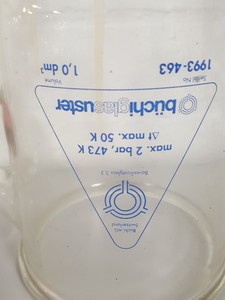 Thumbnail image of BuchiGlasuster BPC 1210 Volumetric Gas Bep 280 Autoclave Buchi Pressflow Glass