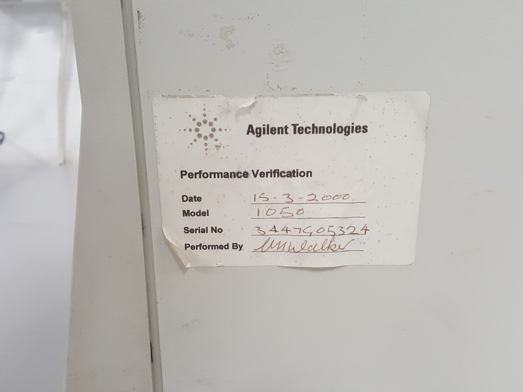 Image of HP/Agilent 1050 series HPLC System