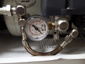 Thumbnail image of Jun-Air 400-5M 5 Litre Quiet Oil-less Air Compressor Lab