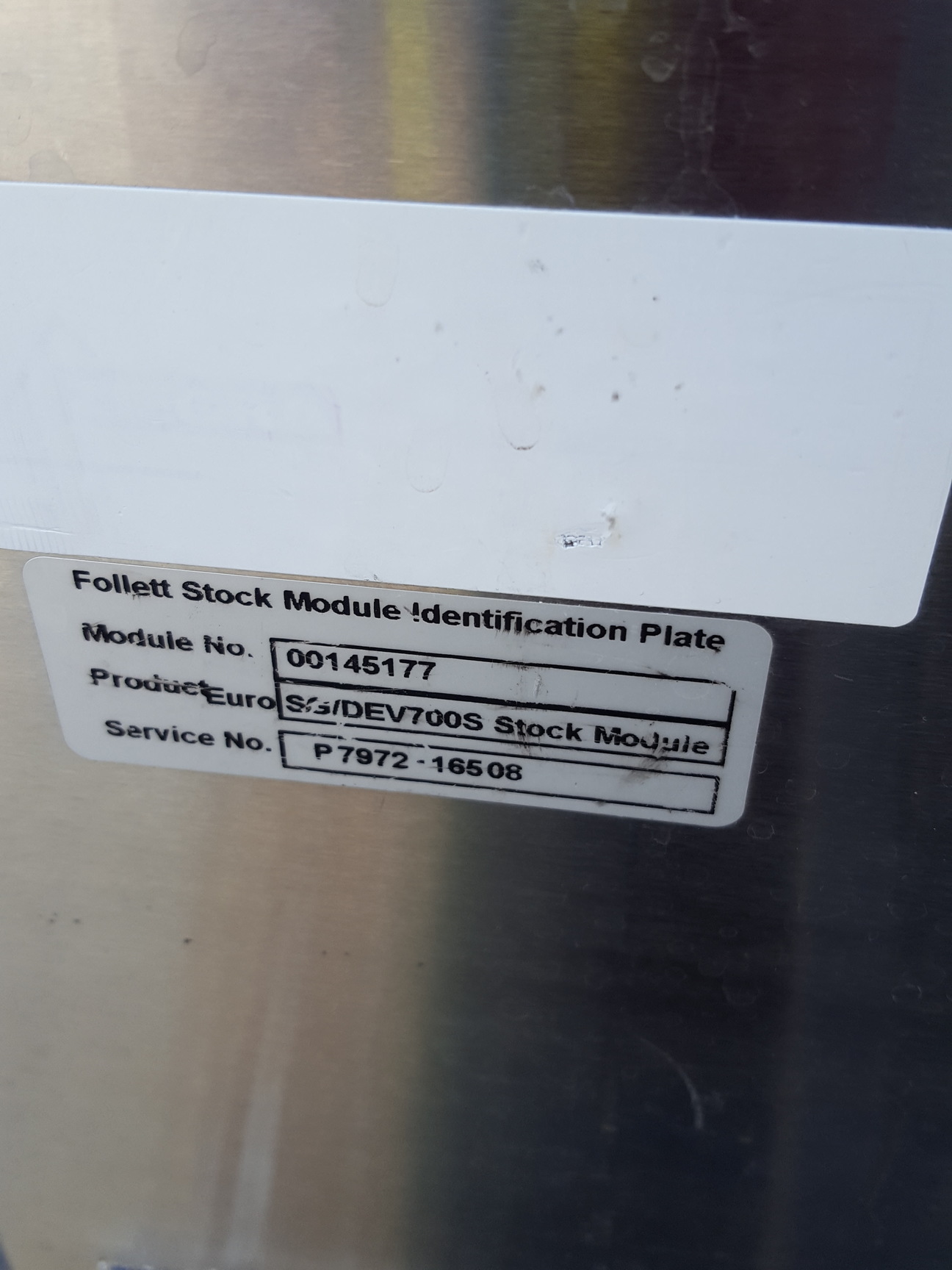 Image of Ziegra Ice Machine Flaker Lab 00145177, SS/DEV700S Stock Module