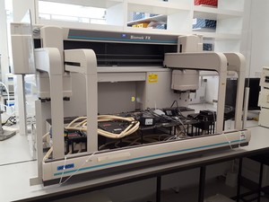 Thumbnail image of Biomek FX Hybrid Thermo Target Workstation With Jun-Air Compressor 6 Sarena Tank